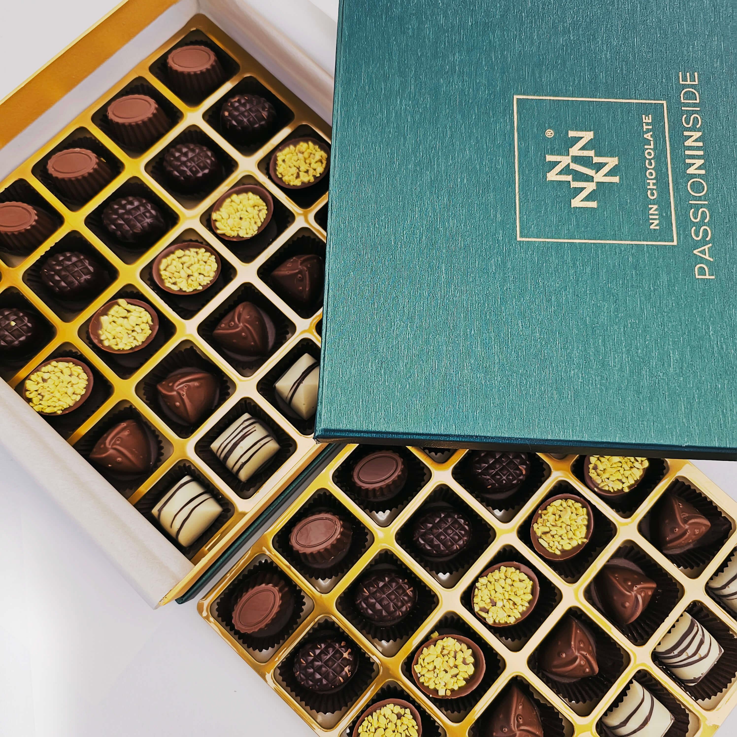 Nin Yeşil Kutu Spesiyal Çikolata 50 Adet