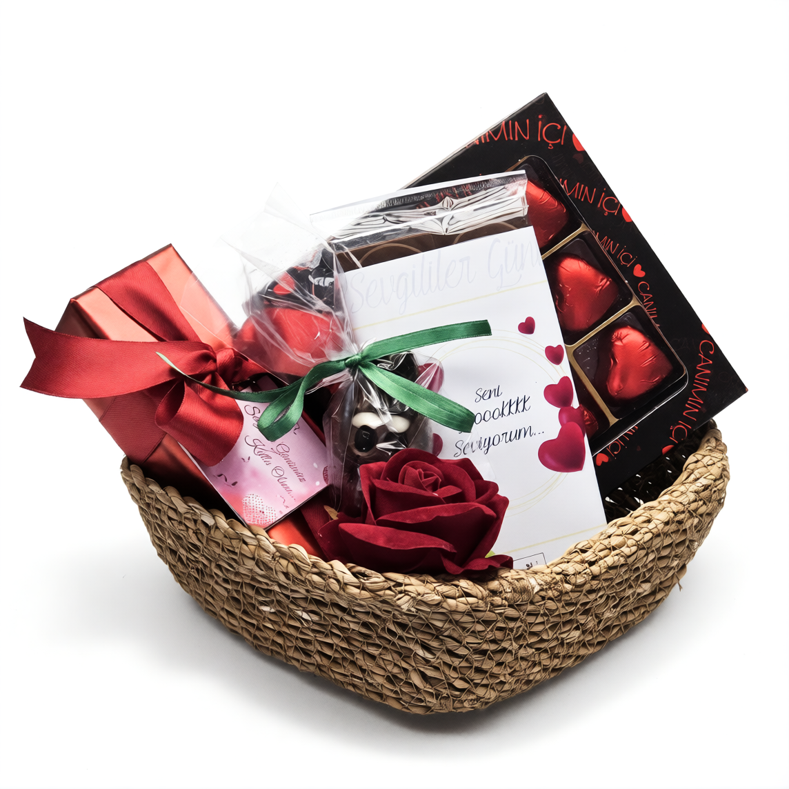 Sevgililer Günü Özel Çikolata & Hediye Sepeti