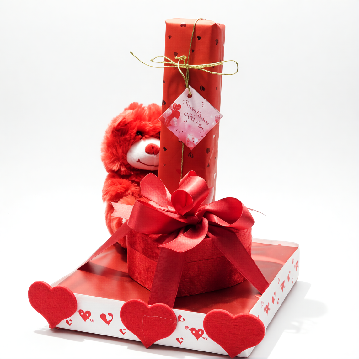 Sevgililer Günü Premium Romantik Hediye Paketi - Karışık Spesiyal Çikolata