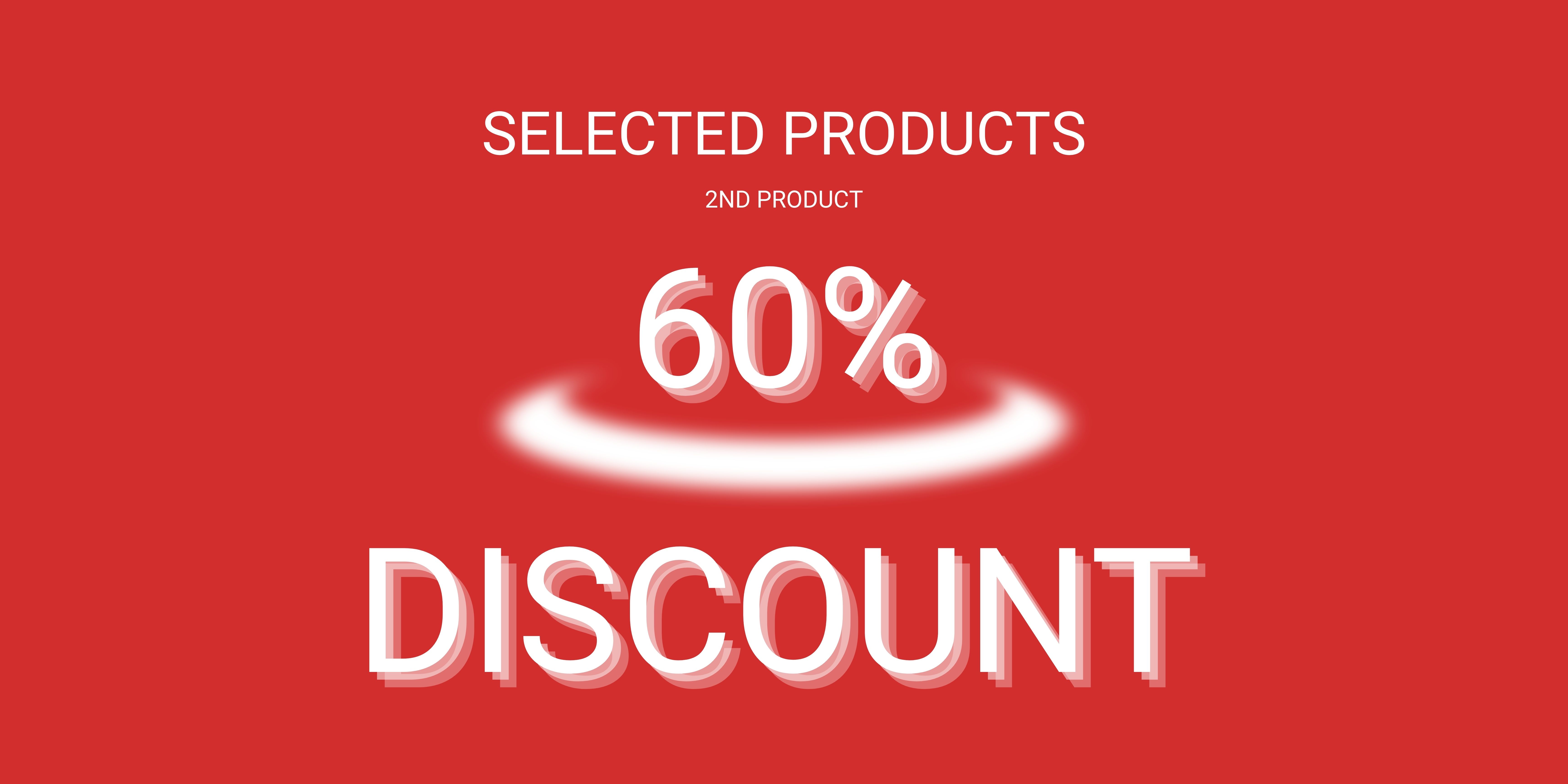 2nd Product 60% DISCOUNT