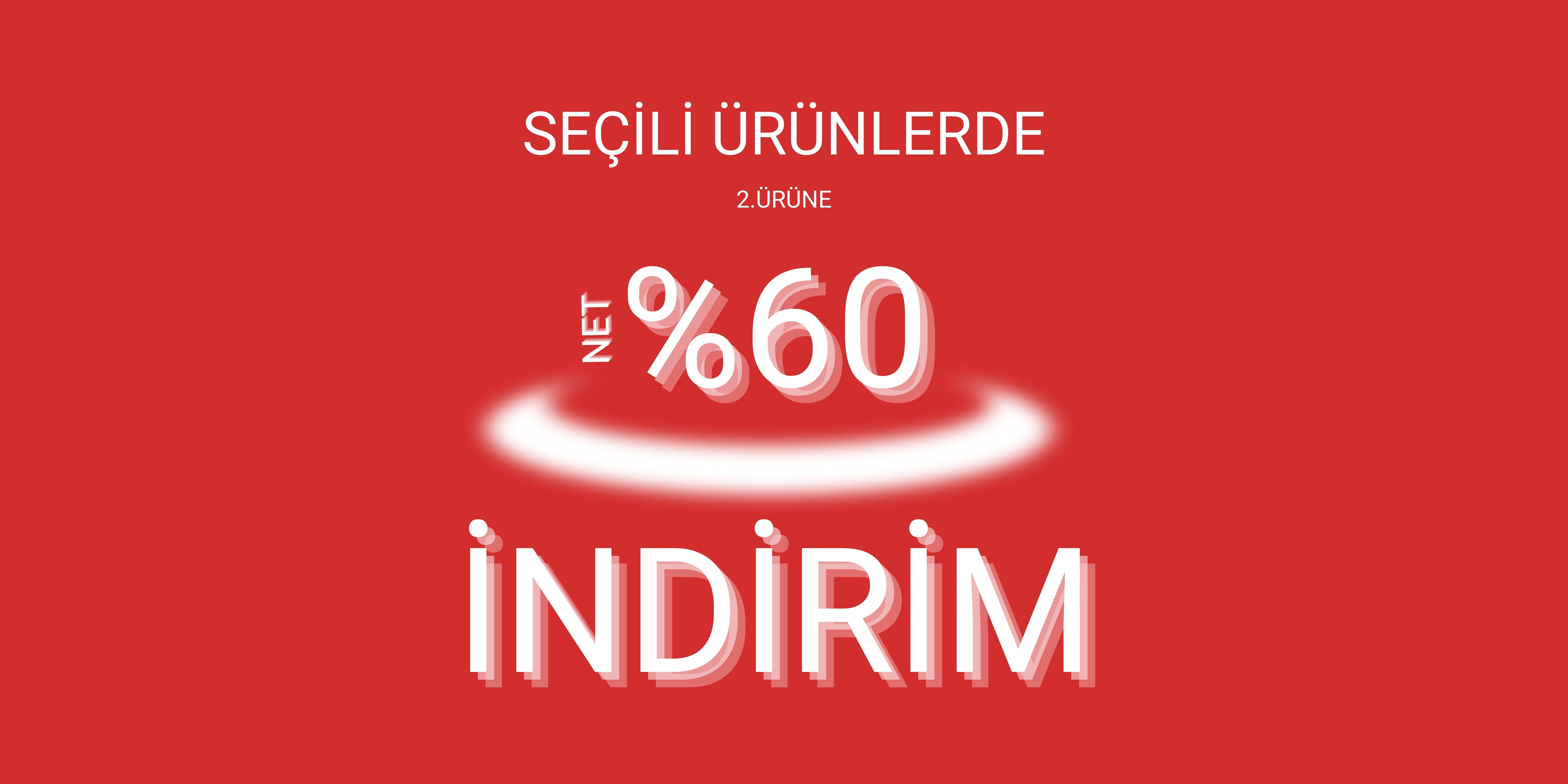 2.Ürüne %60 İNDİRİM SAYFASI