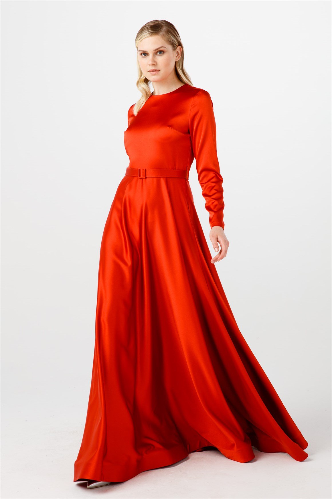 Karamel Mevlana Abiye Elbise