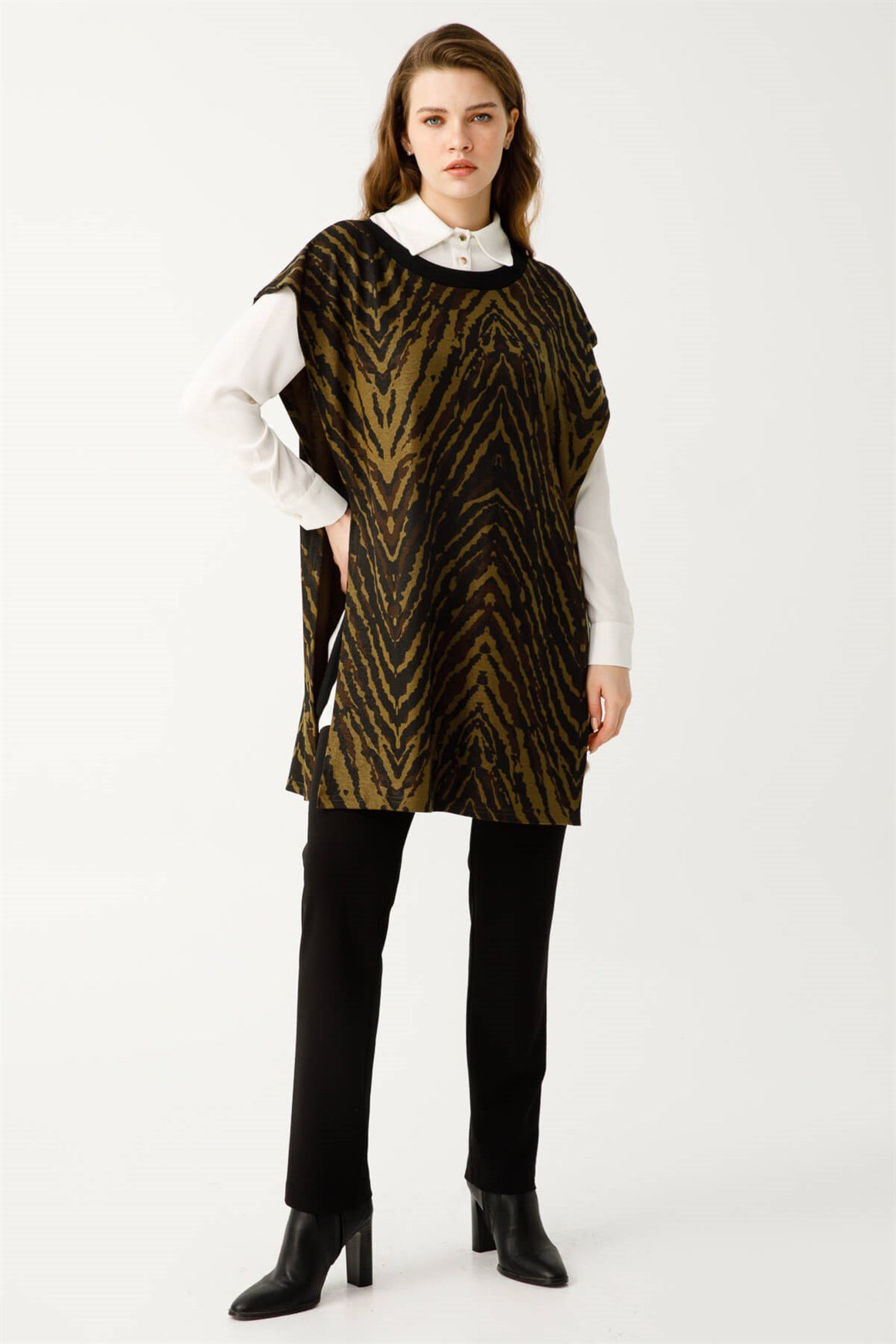 Ağaç Kabuğu Baskılı İçli Dışlı Takım  Haki