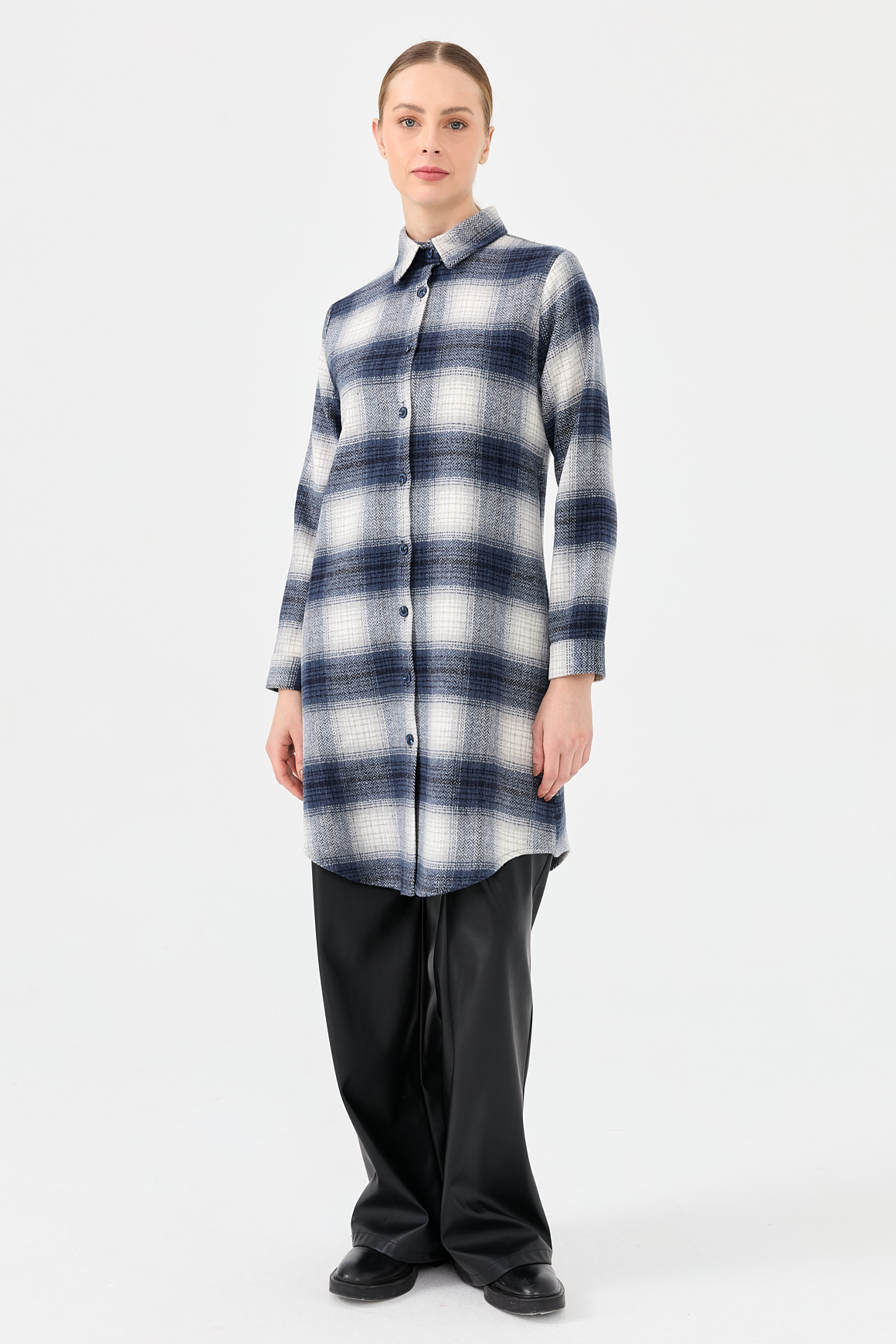 Ekose Desenli Country Tunik  Laci