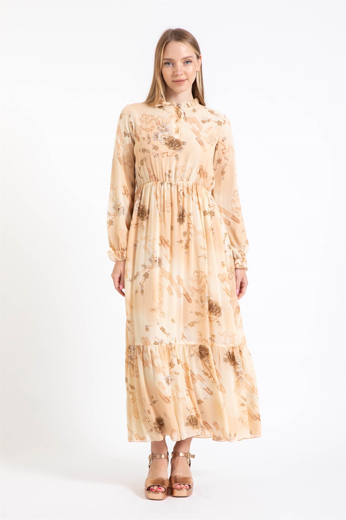 Emprime Elbise  Camel