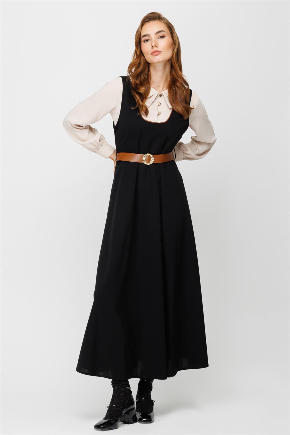 Tunik Jile Elbise  Siyah · 3