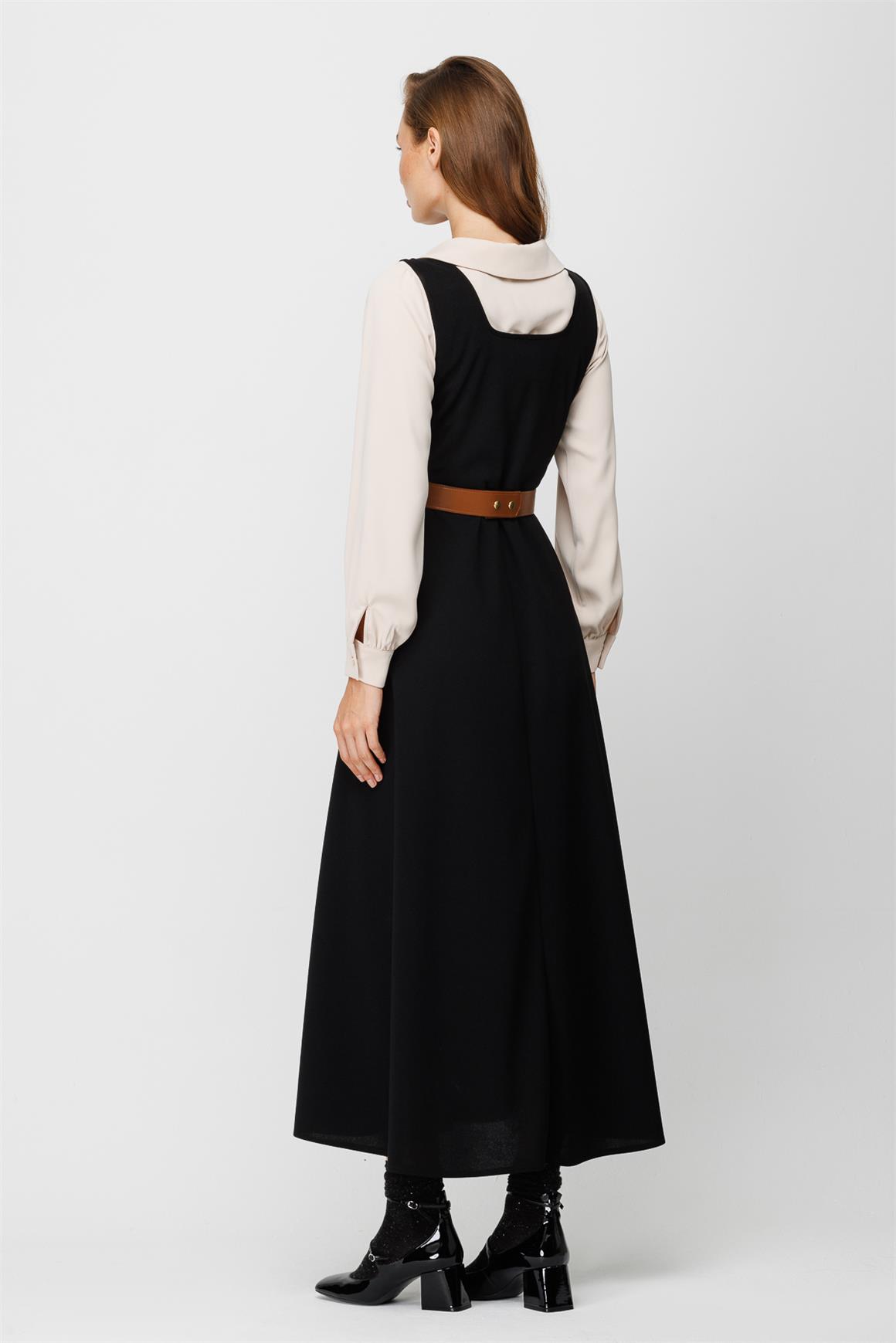 Tunik Jile Elbise  Siyah · 2