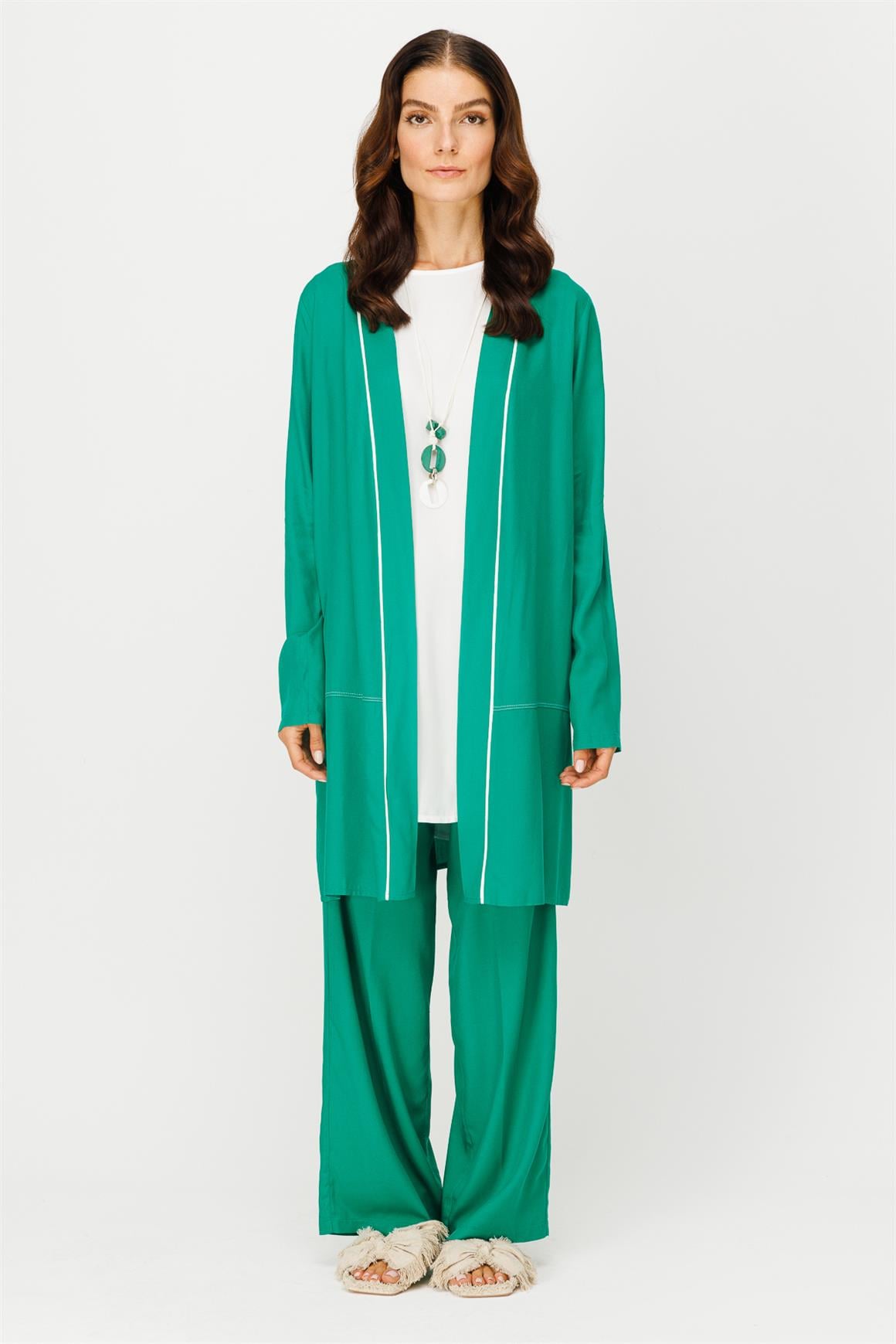 Pantolonlu Takım  Yeşil