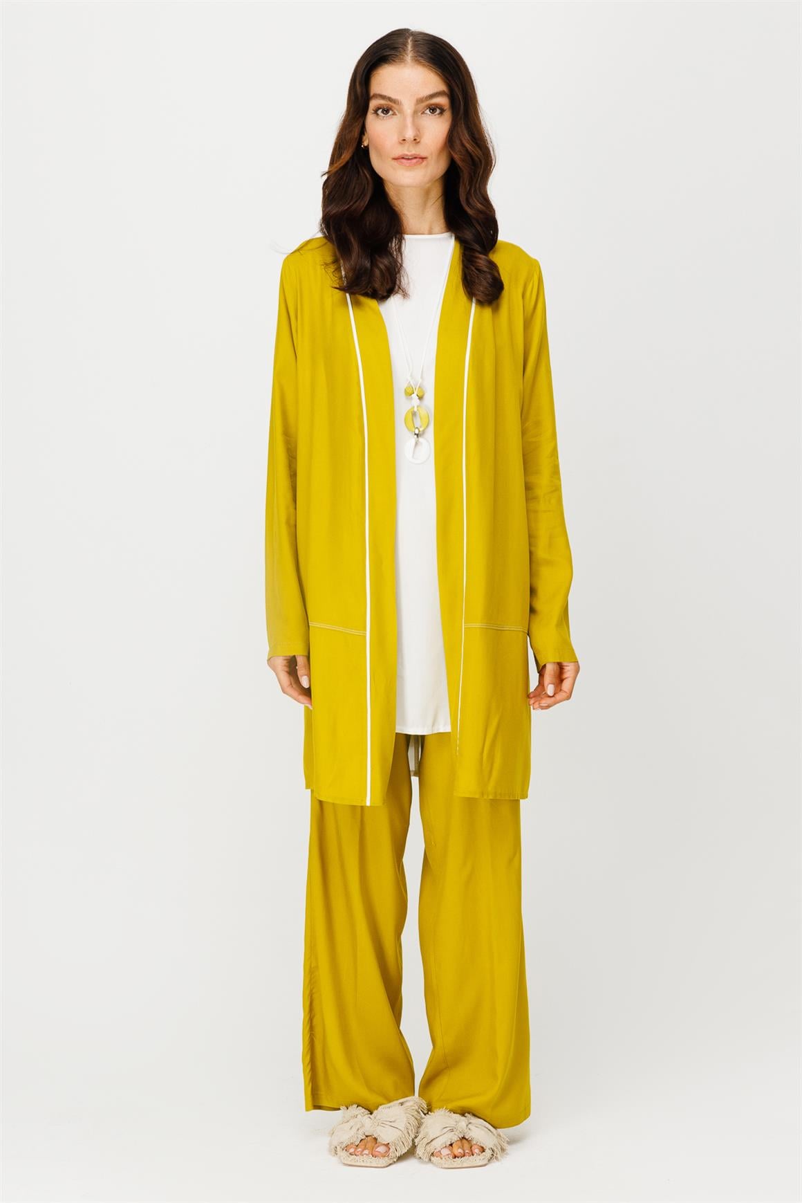 Pantolonlu Takım  Fıstık Yeşili