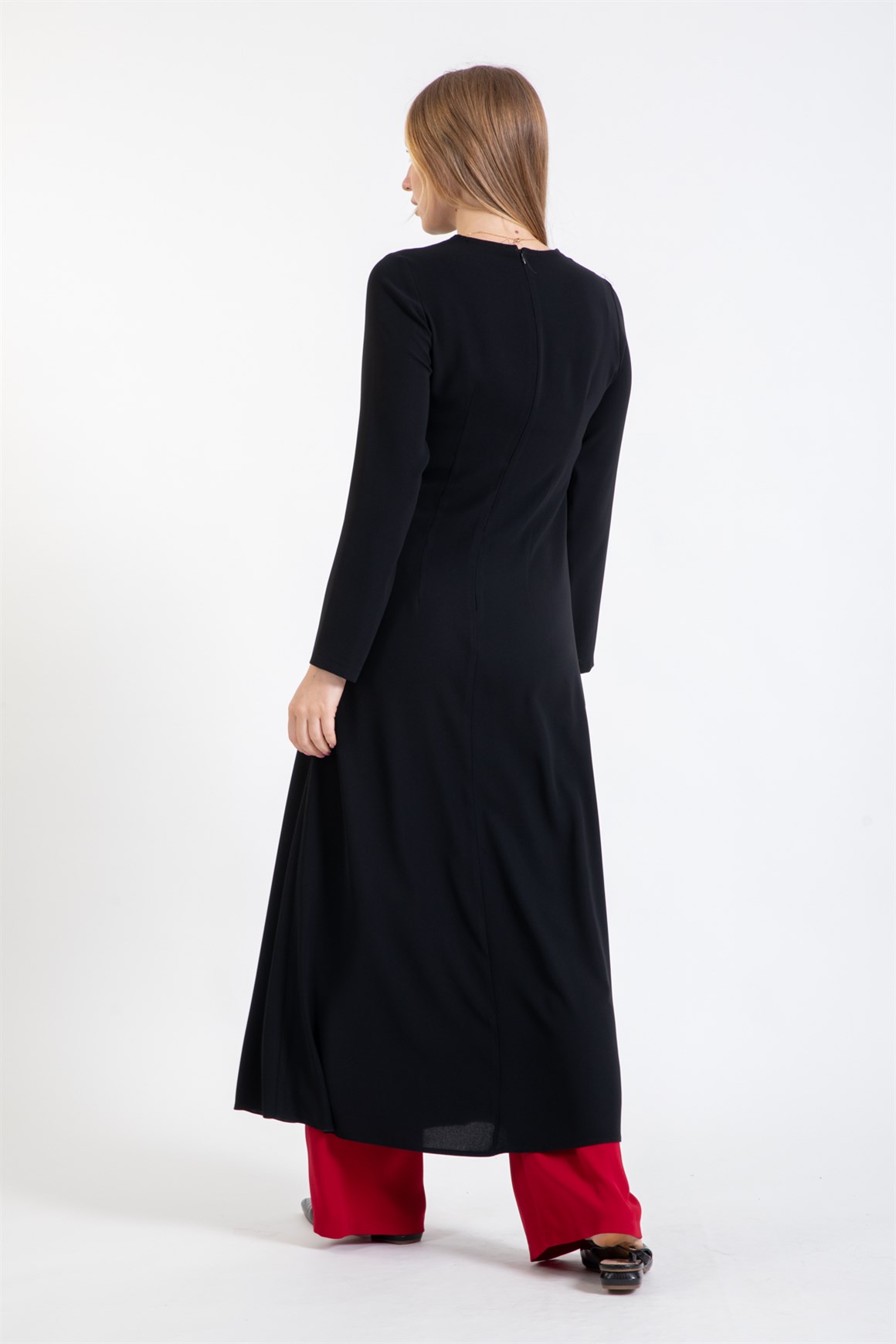 Pilise Detaylı Pantolonlu Takım  Kırmızı · 6