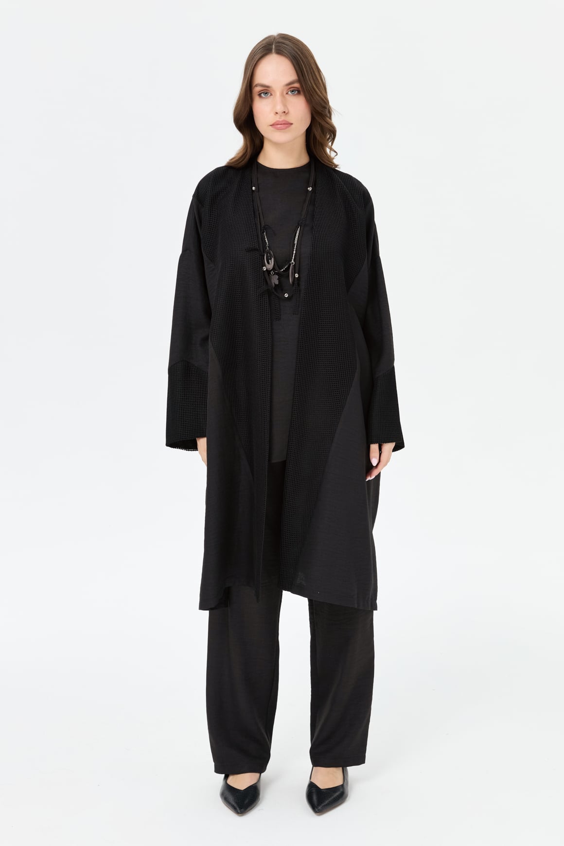 Retro Trouser Three Piece Suit - Black