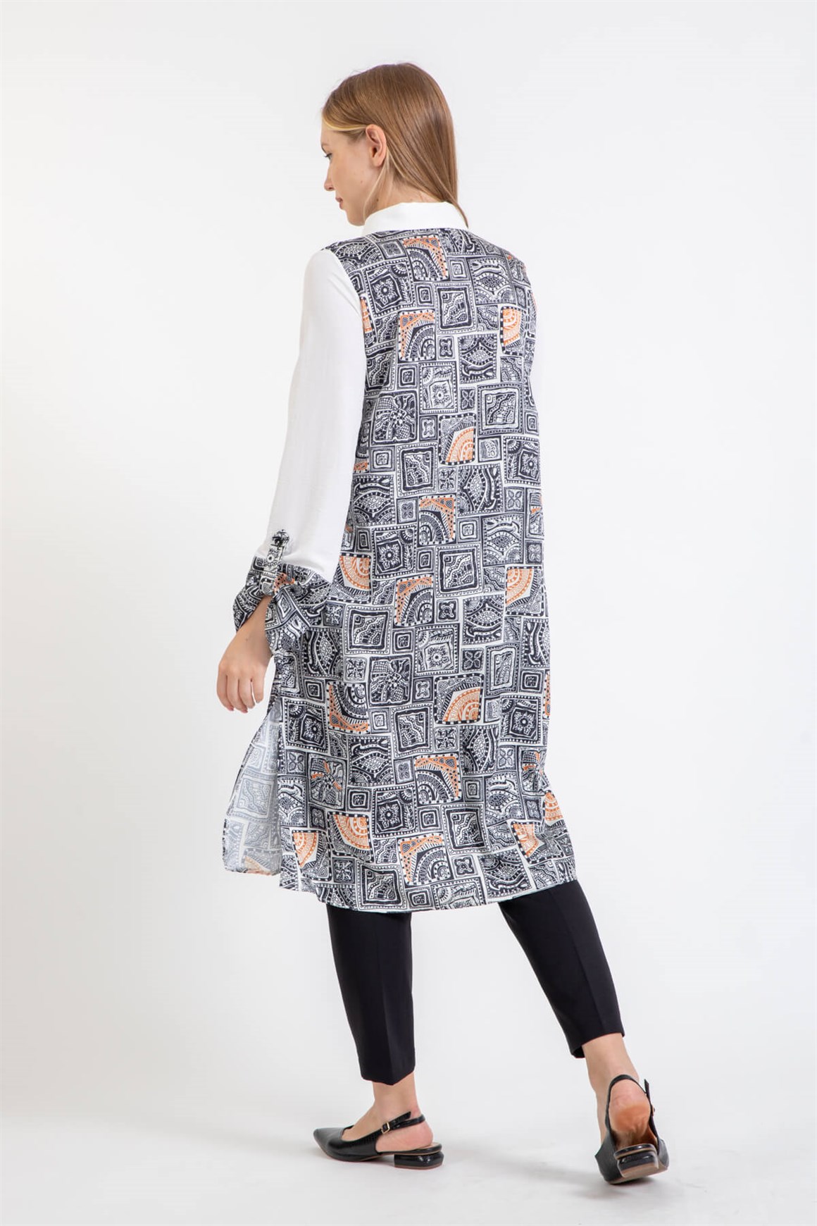 Desenli Tunik  Siyah · 6