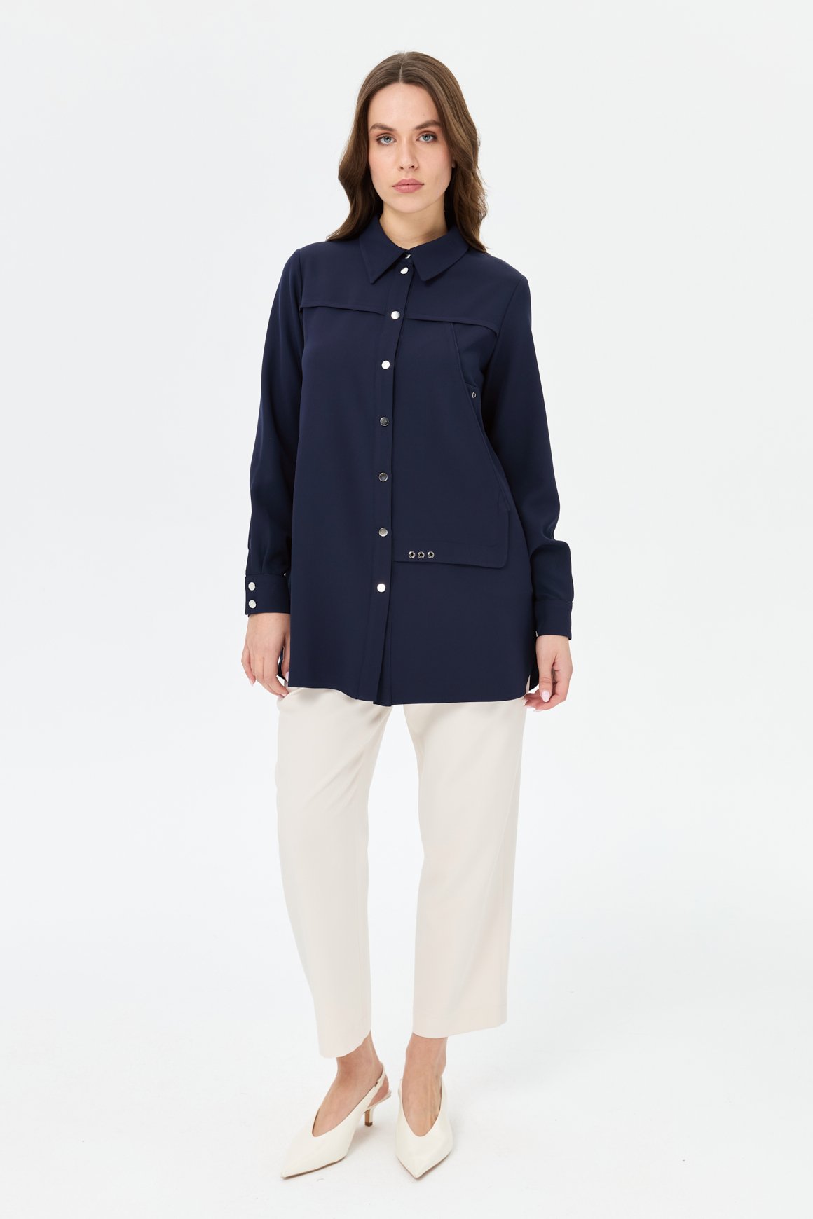 Esnek Kumaş GiyÇık Tunik  Laci