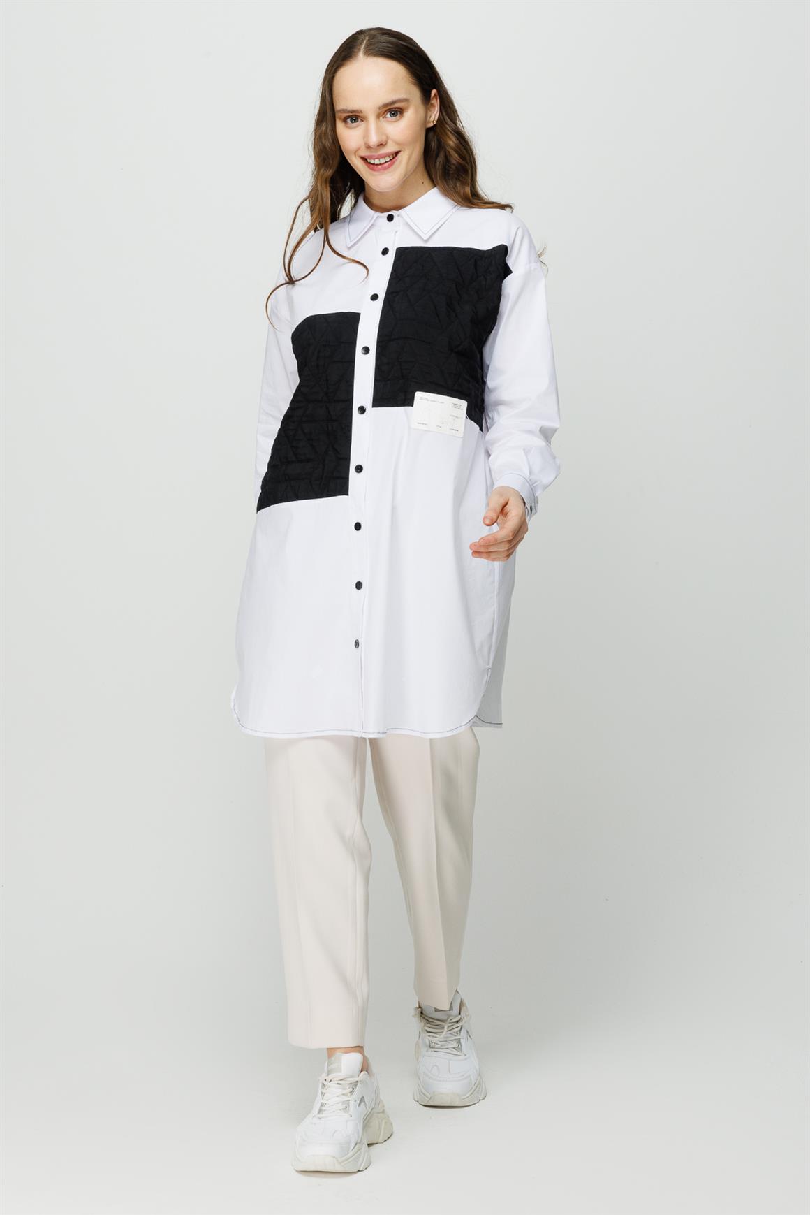 Garnili Spor Tunik  Beyaz · 4