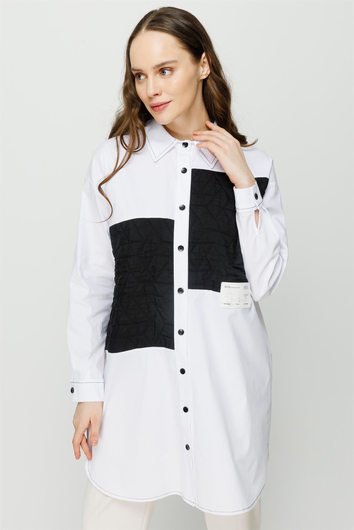 Garnili Spor Tunik  Beyaz · 5