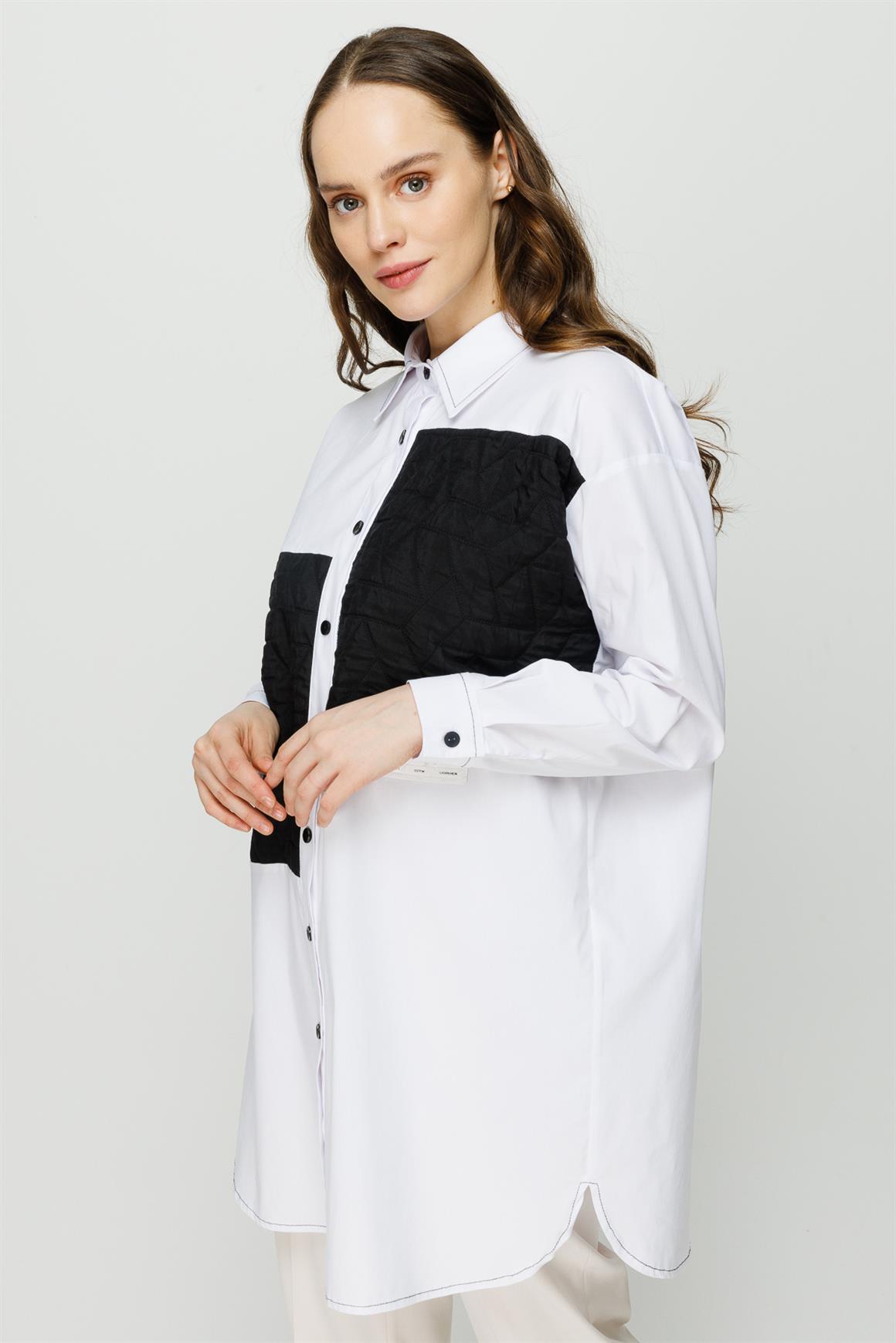 Garnili Spor Tunik  Beyaz · 3