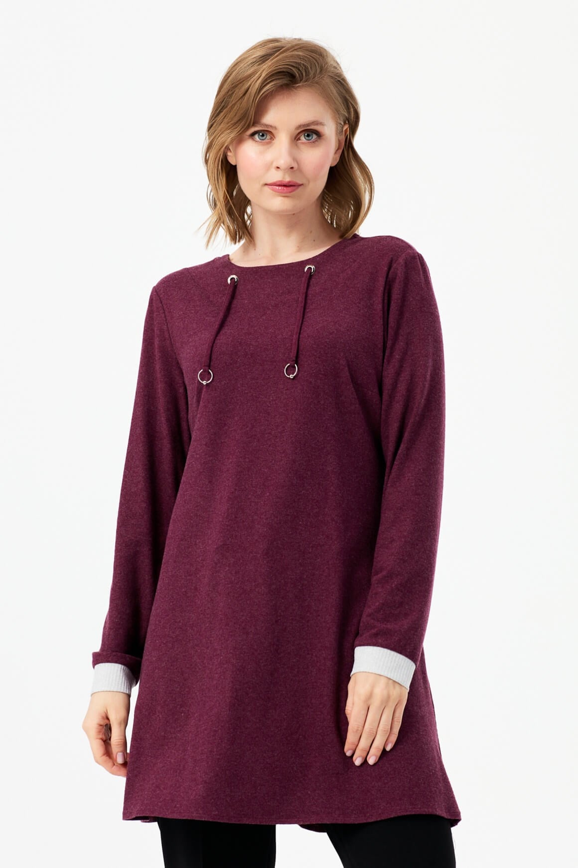 Örme Tunik  Mürdüm
