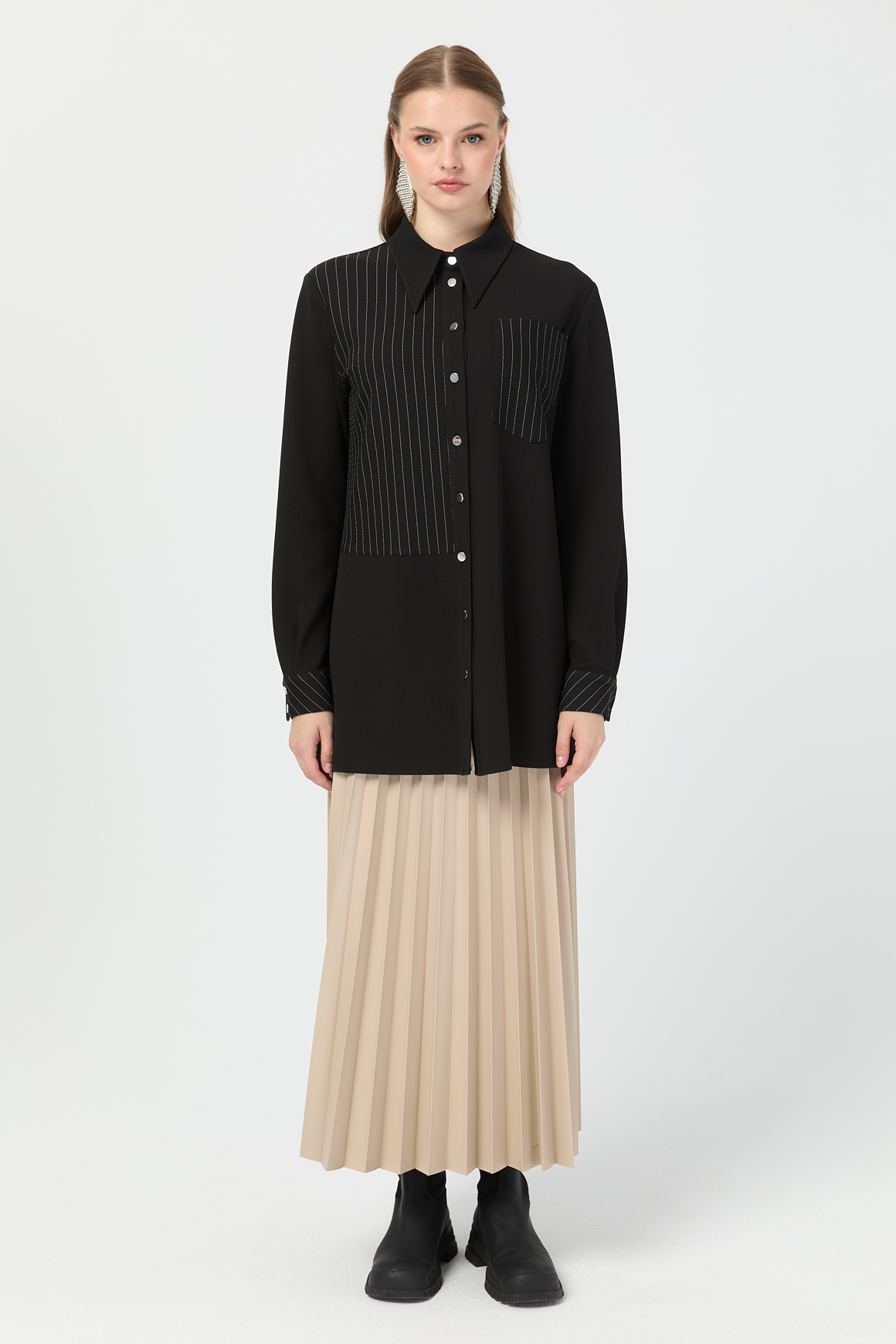 Patchli Tunik  Siyah