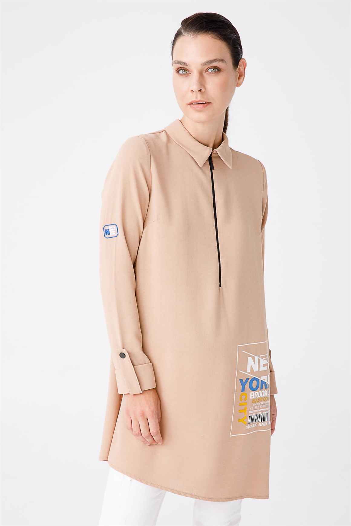 Tasarım Baskılı Spor Tunik  Camel · 3