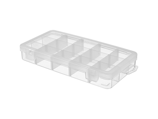 HipaşPlastik Organizer KutularHipaş Plastik – 15 Bölmeli Kapaklı Organizer Kutu – TK-2094