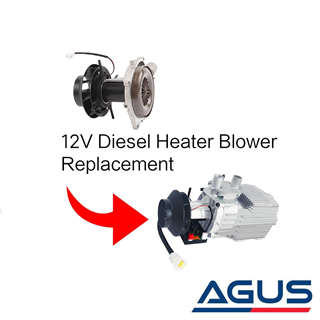 12V Dizel Isıtıcı Fan Motoru (Webasto tipi)