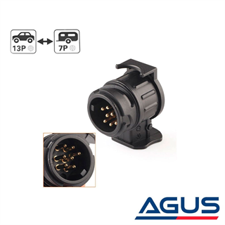 13 Pinden 7 Pine Dönüştürücü Adaptör Soket