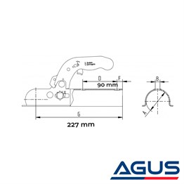 60 mm Yuvarlak 750 kg Boru Tip Kaplin K7,5-D N3