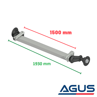 750 kg Sıvı Gres Yağlı Torsiyonlu Aks Frensiz Dingil 1500 mm 4x100
