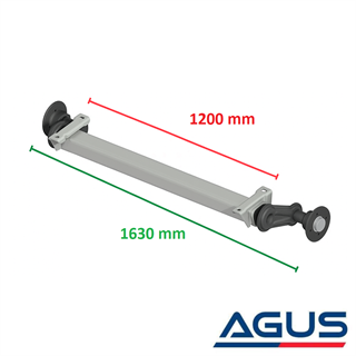 750 kg Sıvı Gres Yağlı Torsiyonlu Aks Frensiz Dingil 1200 mm 4x100