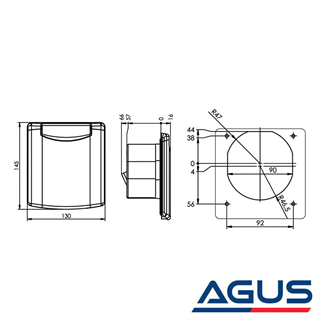 ABL Karavan Kombinasyonlu TV Çıkışı Beyaz