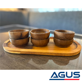 Ahşap Sunum Tabağı 34x16cm