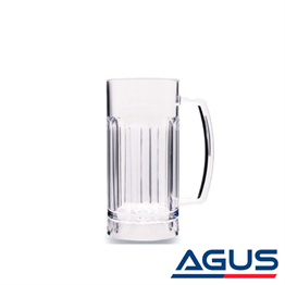 Akrilik Bira Bardağı 340 ml 