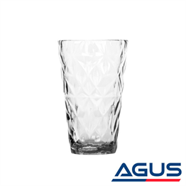 Akrilik Prizma Bardak 300 ml Füme