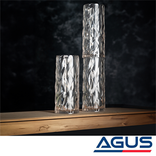 Akrilik Prizma Koktely Bardak 300 ml Şeffaf