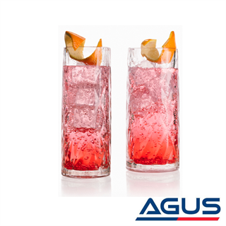 Akrilik Prizma Koktely Bardak 300 ml Füme