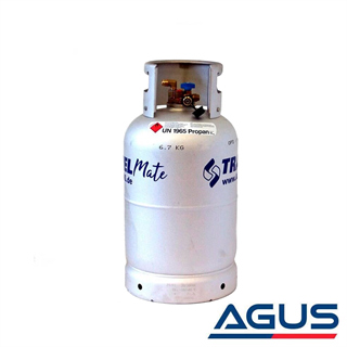 Alugas 27 Litre Valfli Dolumlu Gaz Tüpü Filtreli Dolum Ağızlı