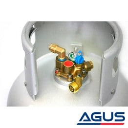 Alugas 27 Litre Valfli Dolumlu Gaz Tüpü Filtreli Dolum Ağızlı