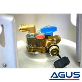 Alugas 27 Litre Valfli Dolumlu Gaz Tüpü Filtreli Dolum Ağızlı