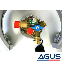 Alugas 27 Litre Valfli Dolumlu Gaz Tüpü Filtreli Dolum Ağızlı