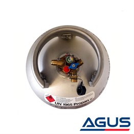 Alugas 33 Litre Valfli Dolumlu Gaz Tüpü Filtreli Dolum Ağızlı
