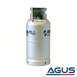 Alugas 33 Litre Valfli Dolumlu Gaz Tüpü Filtreli Dolum Ağızlı