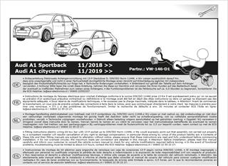 AUDI A1 2024- Römork Tesisatı 13P