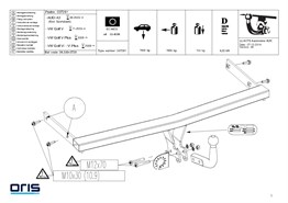 Audi A3 Çeki Demiri 8p 2004-2012 2 KAPI