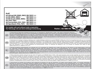 AUDI A5 2024- Römork Tesisatı 13P