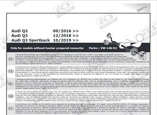 AUDI Q3 2024- Römork Tesisatı 13P