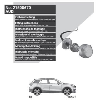 AUDI Q2 2024- Römork Tesisatı 13P