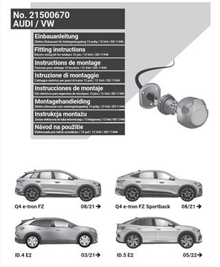 AUDI Q4 2024- Römork Tesisatı 13P