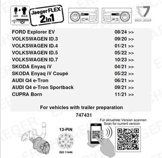 VOLKSWAGEN ID.7 Römork Tesisatı 13P