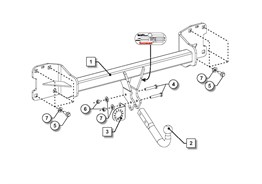 Audi Q7 Çeki Demiri 4M 2015-