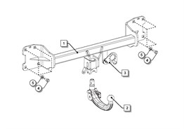 Audi Q7 Sökülebilir Çeki Demiri 4M 2015-